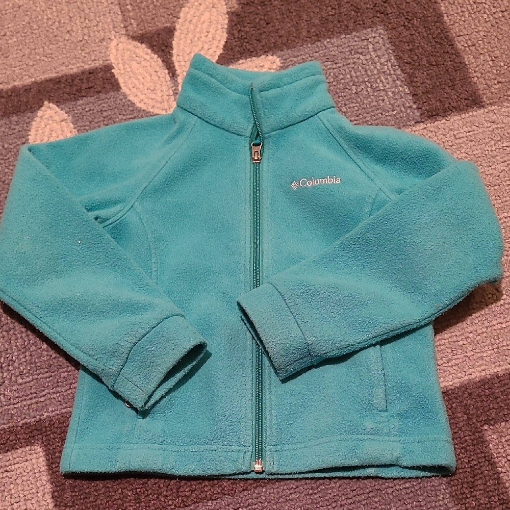 Columbia Teal Fleece Jacket